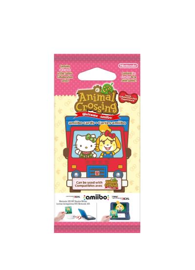 Paquet de 6 cartes Animal Crossing New Leaf Welcome Amiibo