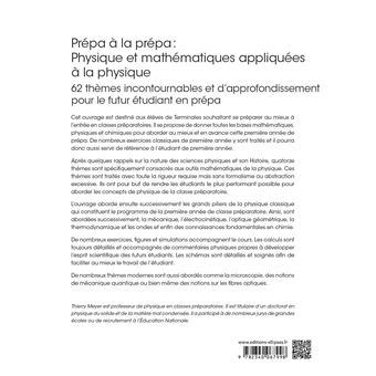 Prépa à la prépa : Physique et mathématiques appliquées à la physique