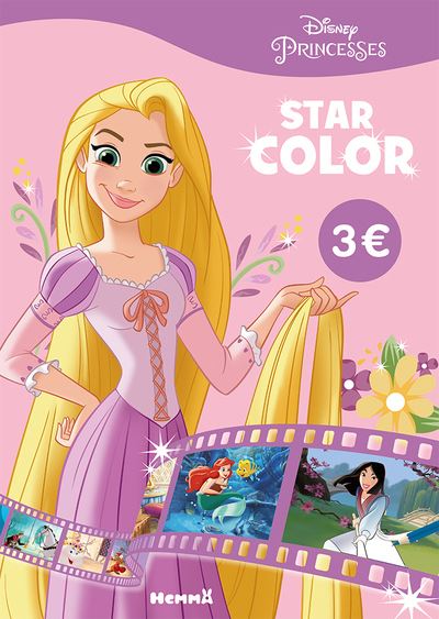 Disney Princesses Disney Princesses Star Color Raiponce Collectif Walt Disney Compagny Broche Achat Livre Fnac