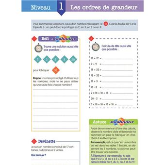 Numéro 1 en maths avec Mathador CM1