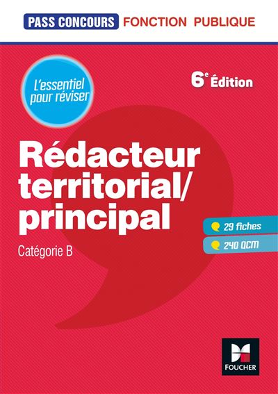 Pass'Foucher rédacteur territorial