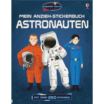 MEIN ANZIEH STICKERBUCH-ASTRONAUTEN-USBO