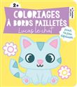 Coloriages à bords pailletés - Lucas le chat