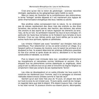 Harmonisation Energétique des Lieux