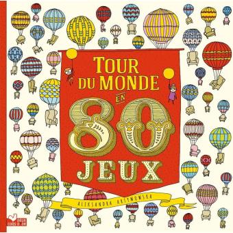 Jeu De L'Oie - Plateau Jules Verne 'Le Tour Du Monde En 80 Jours' (1880-90)