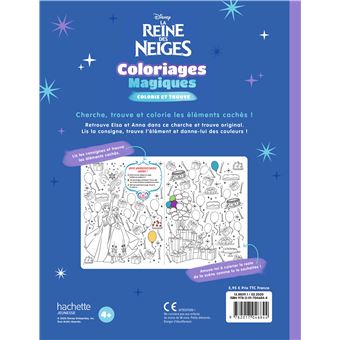 LA REINES DES NEIGES 2 - Coloriages Magiques - Colorie et trouve - Disney