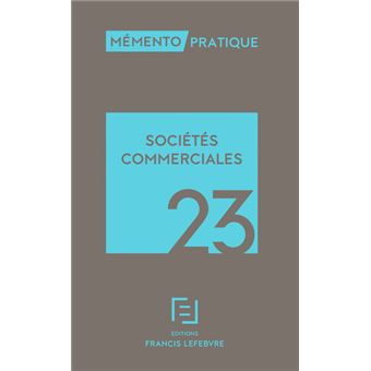 Mémento Sociétés commerciales 2023