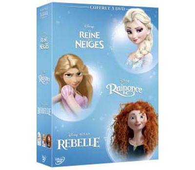 Coffret Les héroïnes Disney DVD