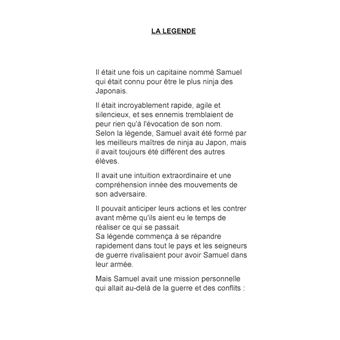 La légende du capitaine Samuel