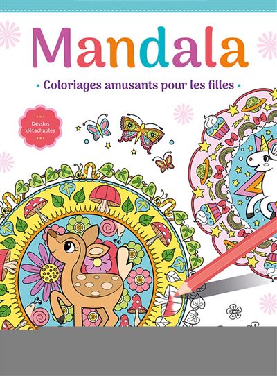 Mandala Coloriages Amusants Pour Les Filles Broche Collectif Achat Livre Fnac