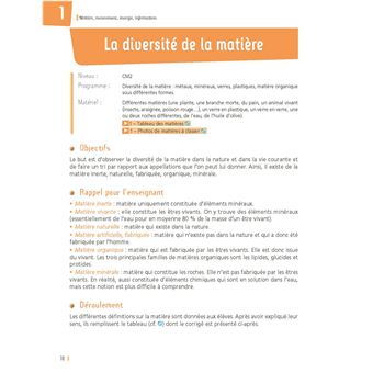 50 expériences en sciences faciles à réaliser CM + Ressources numériques