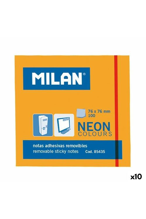 ADH NOTES 76X76MM NEON ORANGE