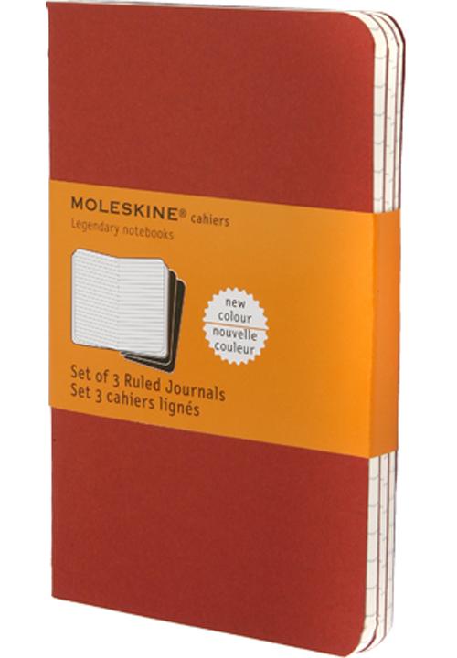 MOLESKIN SET 3 CAH PF LGN KRAFT ROUGE