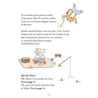 Alma et Léon - Journée de pêche