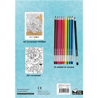 Colos mystères mangas - pochette avec crayons de couleur - Boîte ou  accessoire - Paku, Lise Herzog, Livre tous les livres à la Fnac