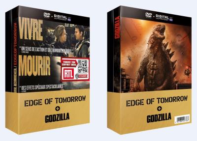 Coffret Edge of Tomorrow, Godzilla DVD + Copie digitale