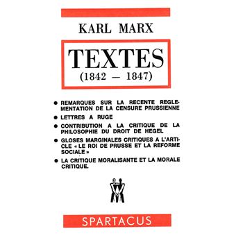 Textes 1842-1847