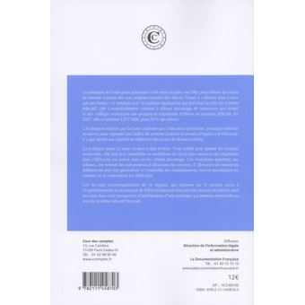 L'éducation prioritaire