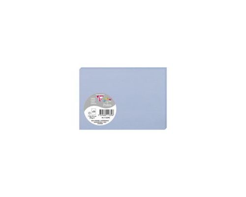 Lot de 25 cartes 110 x 155 - POLLEN - 210g - Bleu lavande