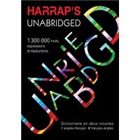 Harrap's Unabridged Anglais-Français/Français-Anglais