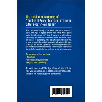Summary: The Age of Speed