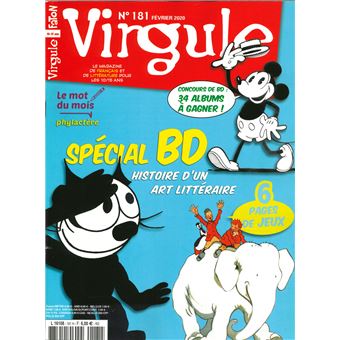 Virgule N°181 Spécial BD - février 2020