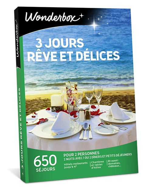 WONDERBOX FR 3 JOURS REVES ET DELICE