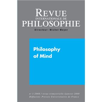 Revue internationale de philosophie 243 (1-2008) philosophy of mind