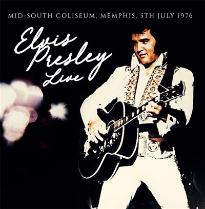 Mid-South Coliseum, Memphis, 5th July 1976 Édition Limitée Vinyle Blanc