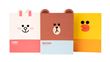 Set de 3 carnets A6 Line Friends