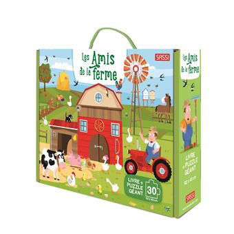 Les amis de la ferme - Puzzle géant