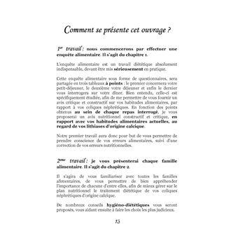 Quelle alimentation pour les coliques néphrétiques dues au calcium ?