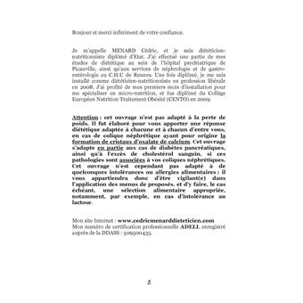 Quelle alimentation pour les coliques néphrétiques dues au calcium ?