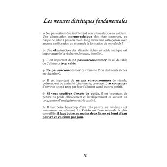 Quelle alimentation pour les coliques néphrétiques dues au calcium ?