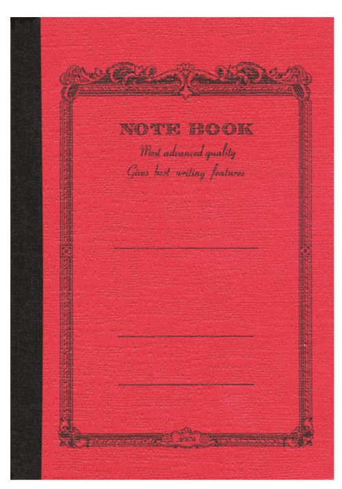 LETTERBX NOTEBOOK 18X24 ROUGE