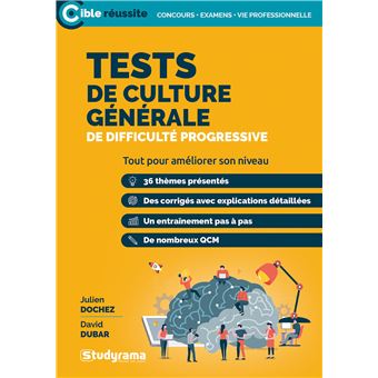 Tests de culture générale de difficulté progressive