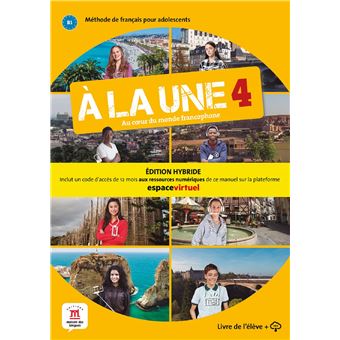 A la une,4:livre de l'eleve