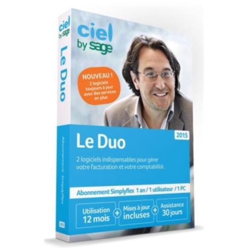 Le Duo Ciel 2015 abonnement Simplyflex 12 mois (2 logiciels)