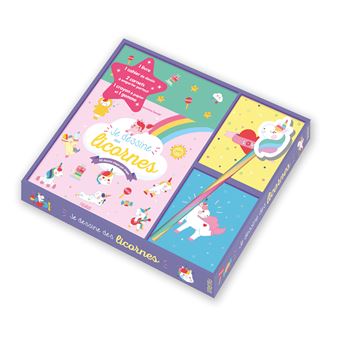 Coffret Je dessine les licornes