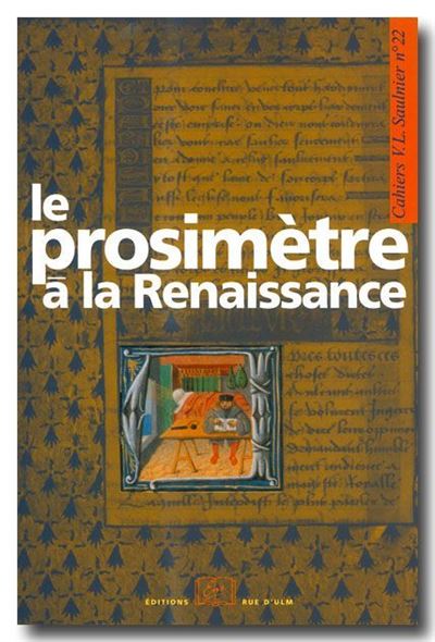 Le prosimètre à la Renaissance
