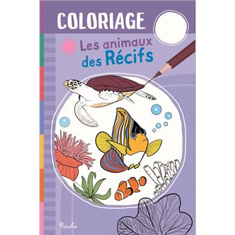 Les animaux des récifs - Coloriage
