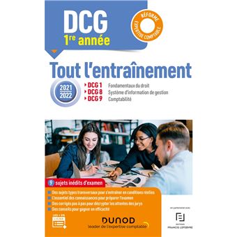 DCG 1re année - DCG 1-8-9 Tout l'entraînement 2021/2022 - Réforme Expertise comptable