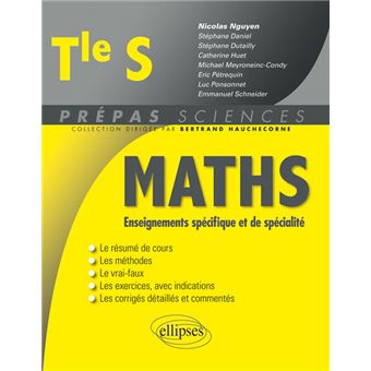 Mathematiques Terminale S Enseignements Specifique Et De Specialite Broche Nicolas Nguyen Achat Livre Fnac