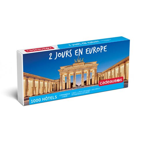 Coffret cadeau CADEAUBOX Op Stap in Europa - NL
