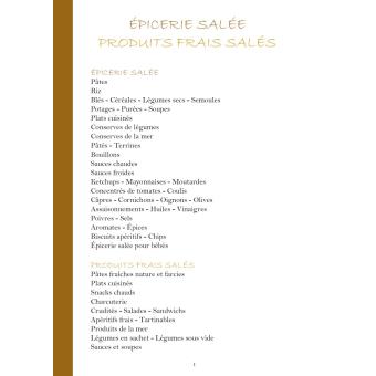 Mon cahier de courses