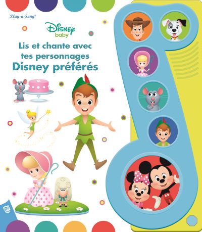 Disney Livre Musical Disney Baby Lis Et Chante Avec Tes Personnages Disney Preferes Collectif Cartonne Achat Livre Fnac