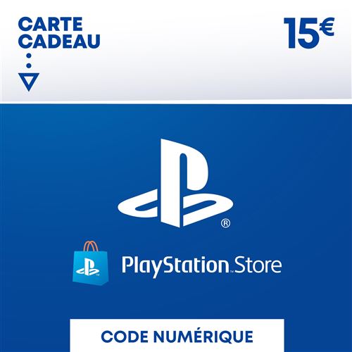 Code de téléchargement Playstation Store Fonds pour Porte-Monnaie virtuel 15€
