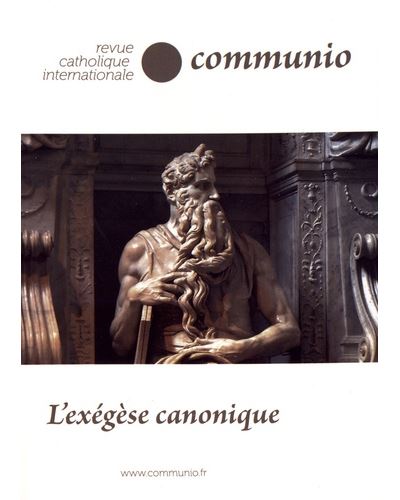 L'exégèse canonique