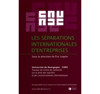 Les séparations internationales d'entreprises