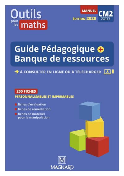 Outils pour les Maths CM2 (2020) - Banque de ressources du manuel sur CD-Rom avec guide pédagogique papier - Sylvie Ginet - Livre CD-ROM